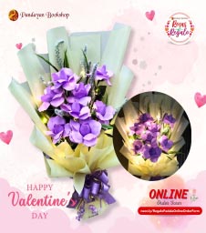 PASADYA SA PANDAYAN: Flower Bouquet with Fairy Lig